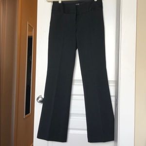 Express Low Rise Flare Editor Pant - Black